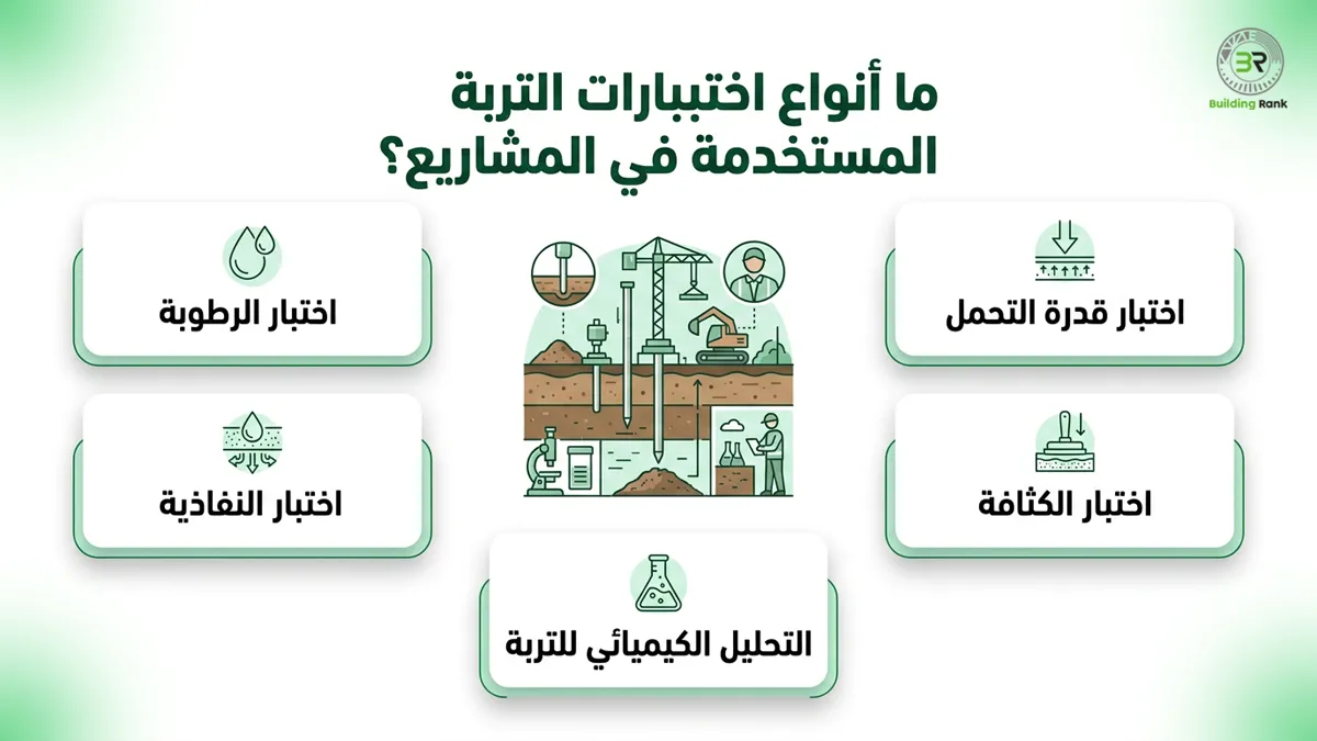 اختبارات التربة
