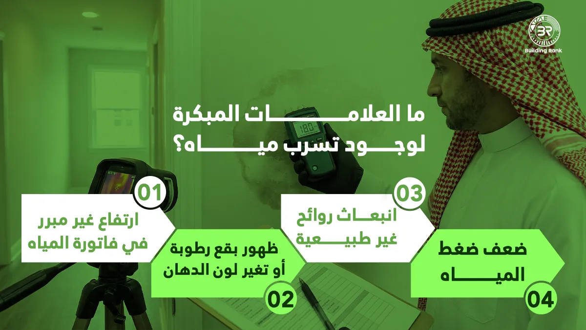 كشف التسربات بدون تكسير