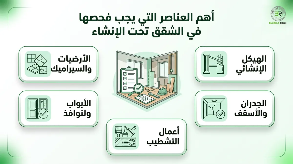 شقق تحت الإنشاء