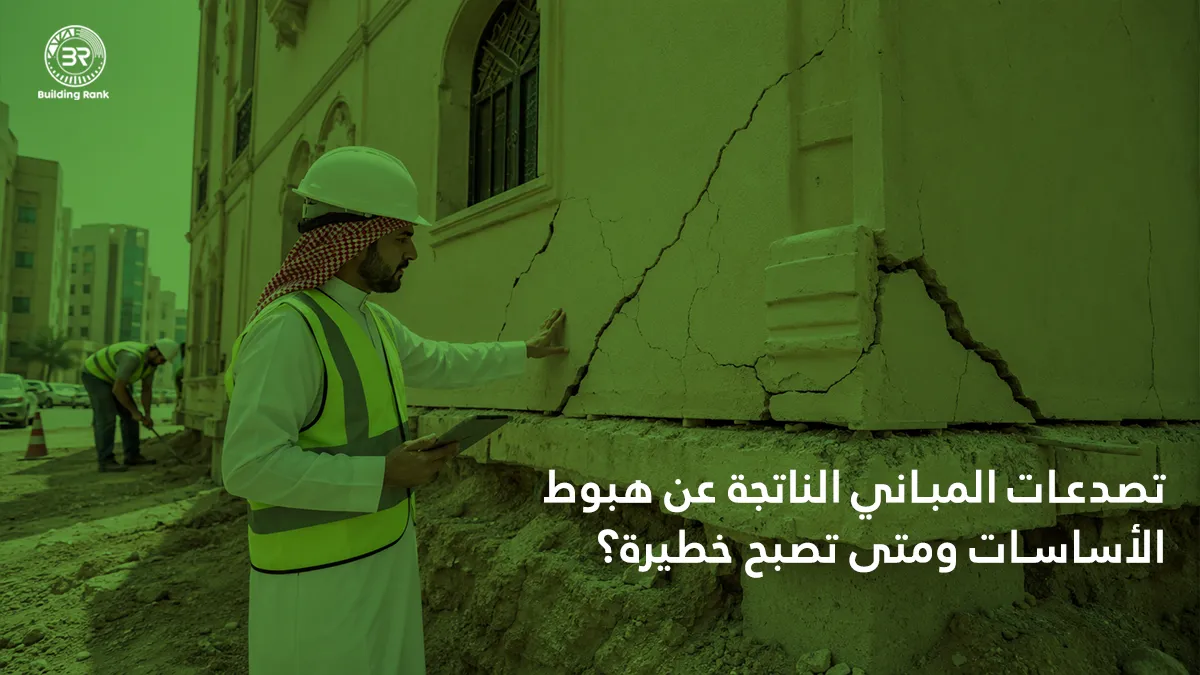 تصدعات المباني الناتجة عن هبوط الأساسات