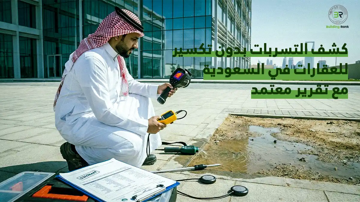 كشف التسربات بدون تكسير