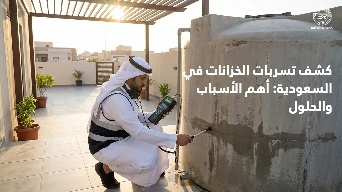 تسريبات الماء وحلولها من قبل شركة Building Rank