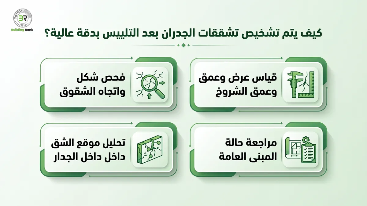 اسباب تشقق الجدران بعد التلييس