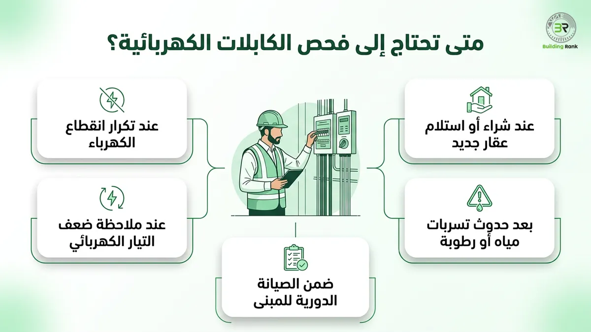 كشف أعطال الكابلات