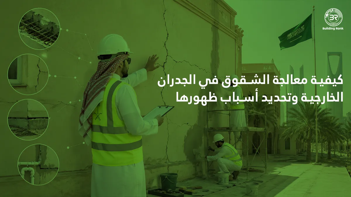 معالجة الشقوق في الجدران الخارجية